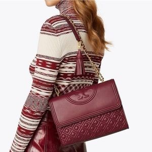 NEW Tory Burch Fleming Convertible Shoulder Bag